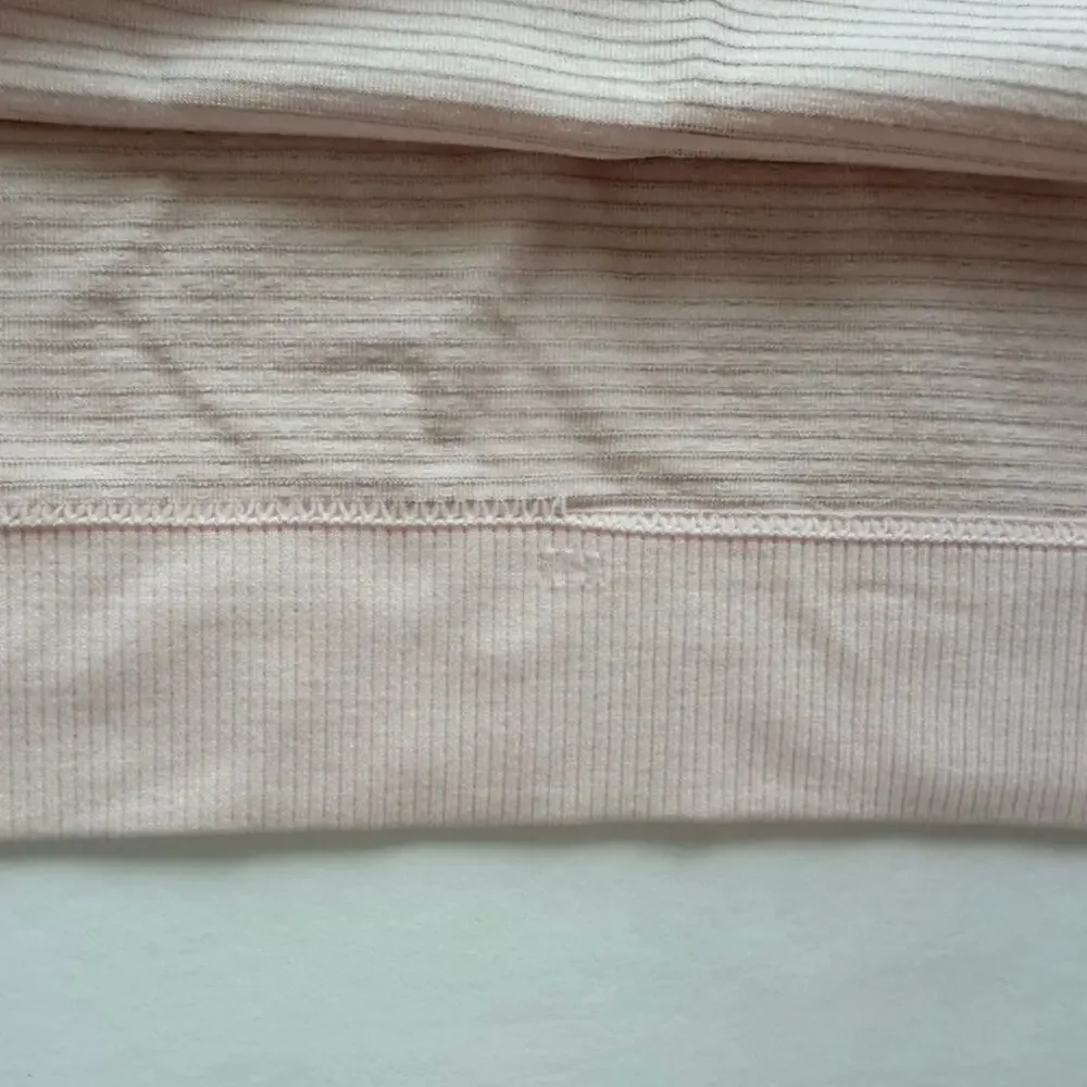 Lululemon Swiftly Breeze Tank Relaxed Fit Light Pink Glow Size 8 Mesh Gym Run
